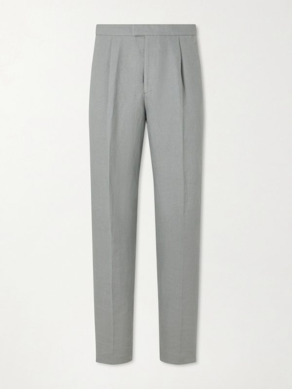 Cooper Slim-Fit Linen Suit Trousers