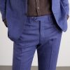 Tapered Wool, Silk and Linen-Blend Suit Trousers - CU