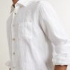 Straight Cut Linen Shirt - CU
