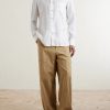Straight Cut Linen Shirt - OU