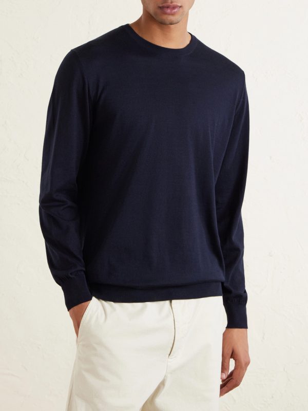 Sea Island Cotton Sweater - FR Sea Island Cotton Sweater - FR