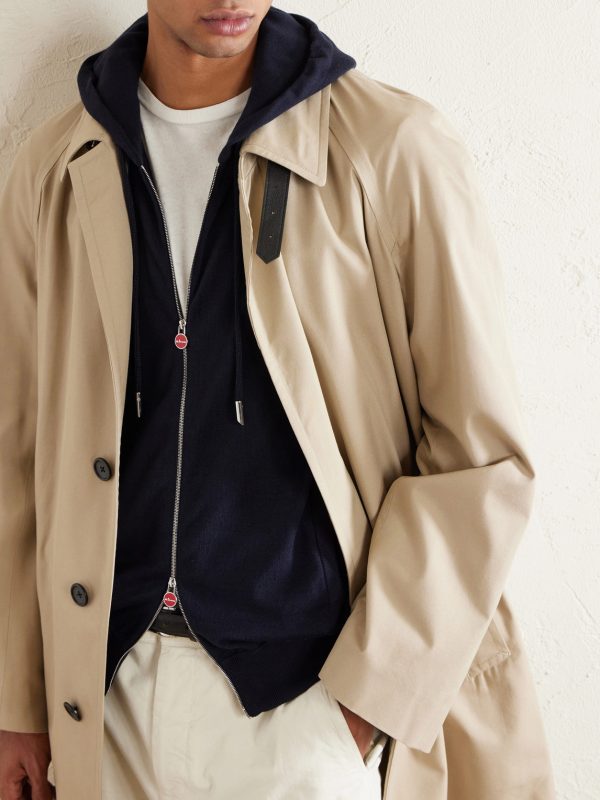 Cotton-Jersey Zip-Up Hoodie - CU