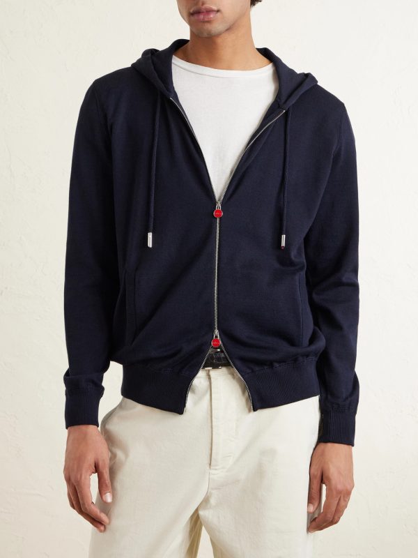 Cotton-Jersey Zip-Up Hoodie - FR