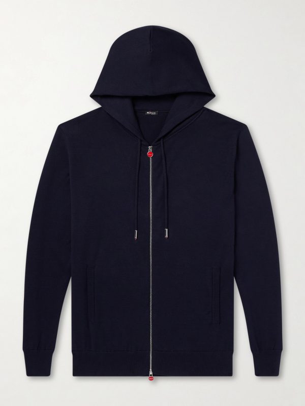 Cotton-Jersey Zip-Up Hoodie