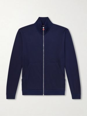 Cotton and Silk-Blend Zip-Up Sweater Cotton and Silk-Blend Zip-Up Sweater