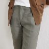 Tapered Linen Trousers - CU Tapered Linen Trousers - CU