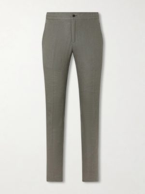 Tapered Linen Trousers