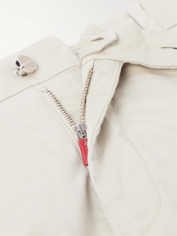 Straight-Leg Stretch-Cotton Trousers - E1 Straight-Leg Stretch-Cotton Trousers - E1