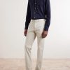 Straight-Leg Stretch-Cotton Trousers - OU Straight-Leg Stretch-Cotton Trousers - OU