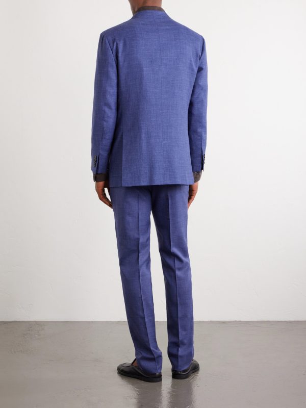 Virgin Wool, Silk and Linen-Blend Suit Jacket - BK Virgin Wool, Silk and Linen-Blend Suit Jacket - BK