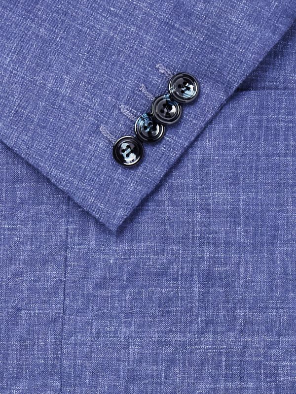 Virgin Wool, Silk and Linen-Blend Suit Jacket - E1 Virgin Wool, Silk and Linen-Blend Suit Jacket - E1