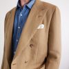 Double-Breasted Linen Suit Jacket - CU