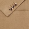 Double-Breasted Linen Suit Jacket - E1