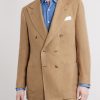Double-Breasted Linen Suit Jacket - FR