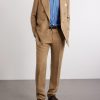 Double-Breasted Linen Suit Jacket - OU