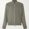 Lightweight Linen Zipped Bomber Jacket Lightweight Linen Zipped Bomber Jacket