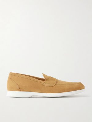 Suede Penny Loafers