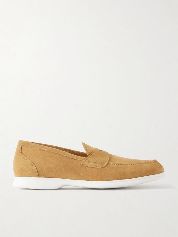 Suede Penny Loafers