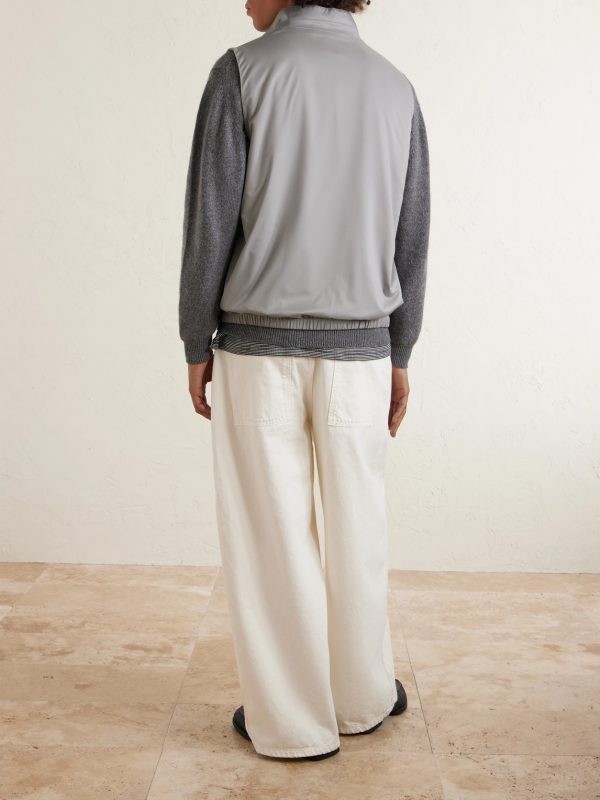 Reversible Shell and Jersey Gilet - BK