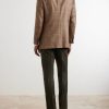 Houndstooth Wool, Cashmere, Silk and Linen-Blend Blazer - BK Houndstooth Wool, Cashmere, Silk and Linen-Blend Blazer - BK