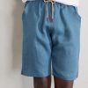 Drawstring Linen Shorts - CU