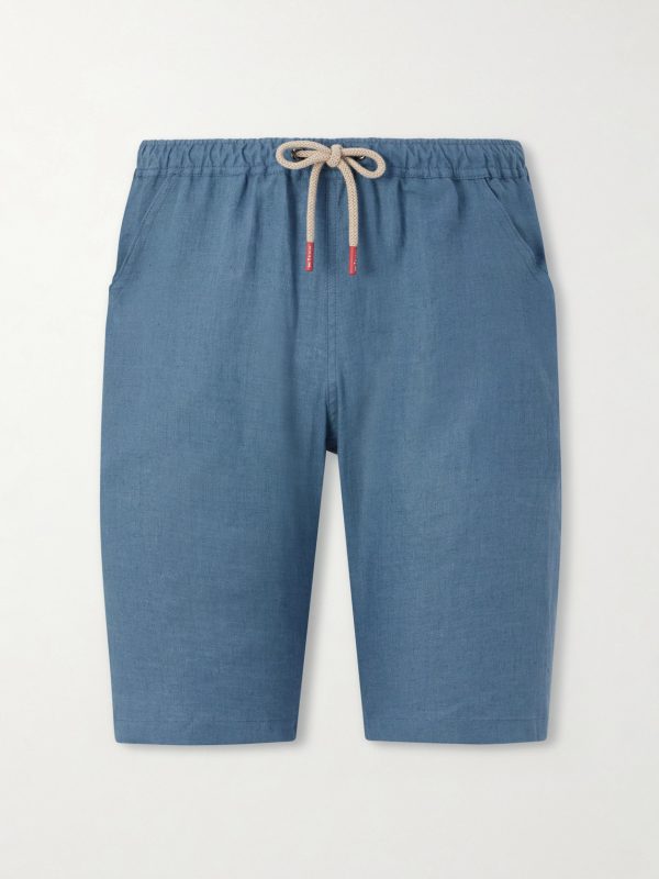 Drawstring Linen Shorts