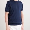 Knitted Cotton T-Shirt - FR