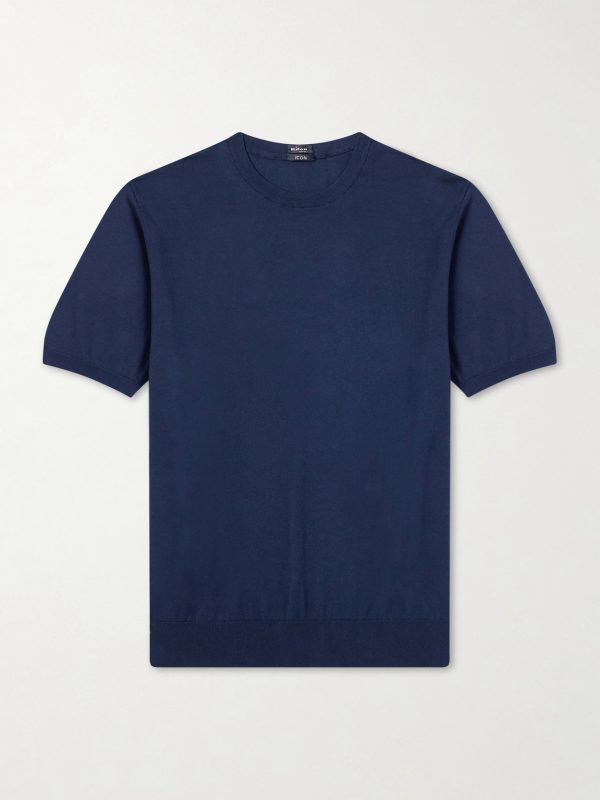 Knitted Cotton T-Shirt