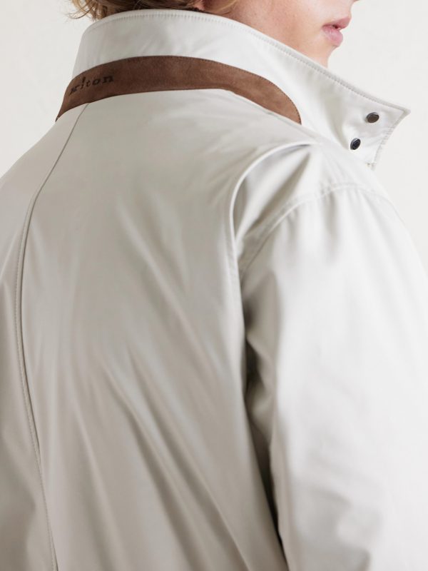 Suede-Trimmed Shell Field Jacket - CU