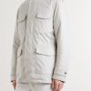 Suede-Trimmed Shell Field Jacket - FR