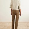 Straight-Leg Lyocell-Blend Trousers - BK Straight-Leg Lyocell-Blend Trousers - BK
