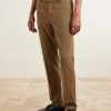 Straight-Leg Lyocell-Blend Trousers - FR Straight-Leg Lyocell-Blend Trousers - FR