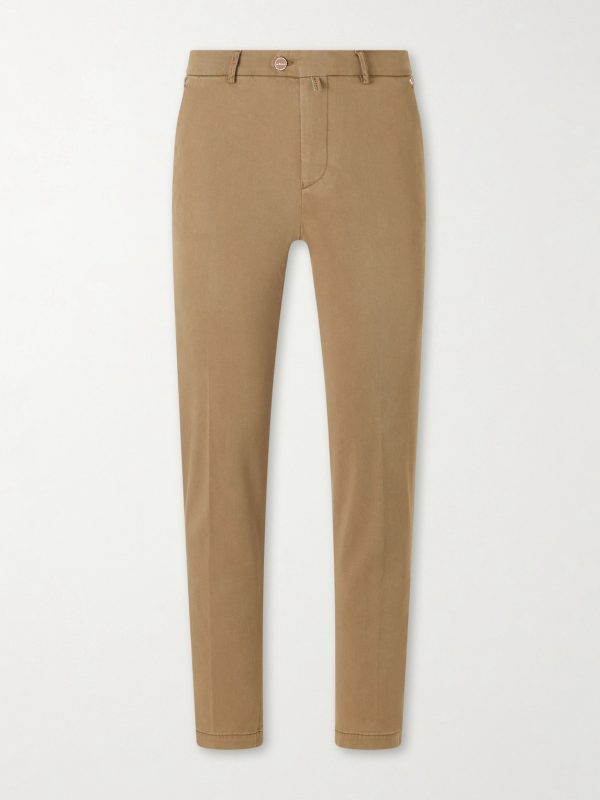 Straight-Leg Lyocell-Blend Trousers Straight-Leg Lyocell-Blend Trousers