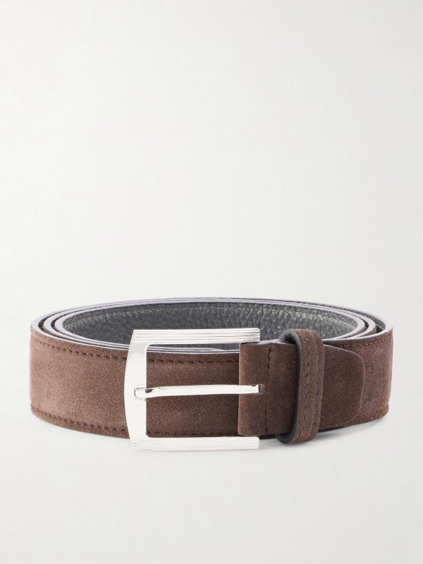 3.5cm Suede Belt