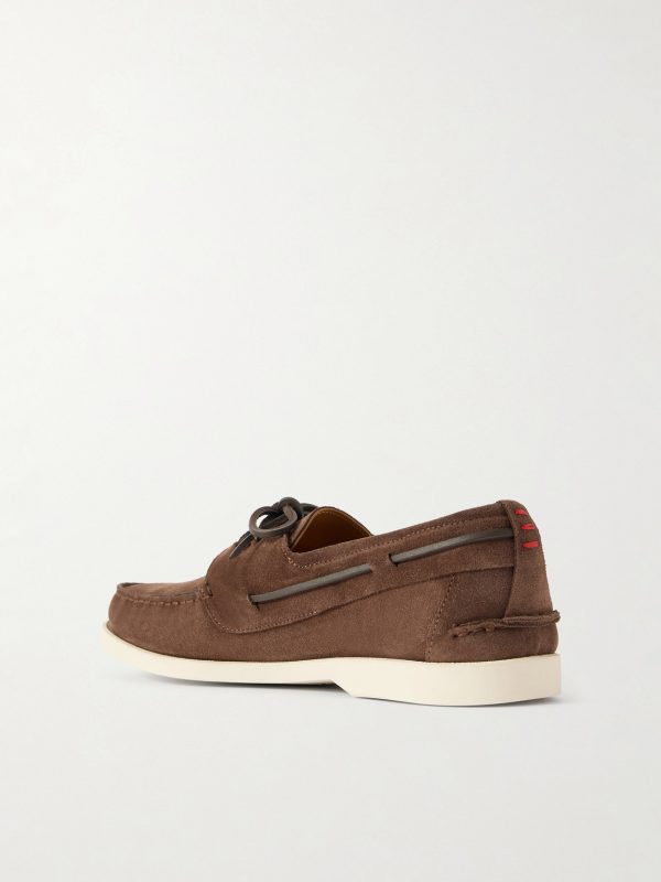 Suede Boat Shoes - BK