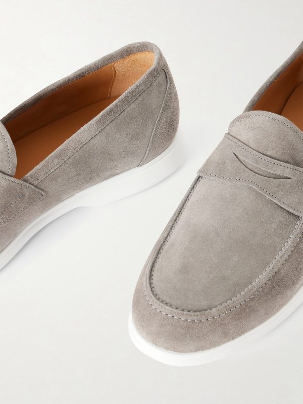 Suede Penny Loafers - CU Suede Penny Loafers - CU