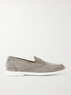 Suede Penny Loafers