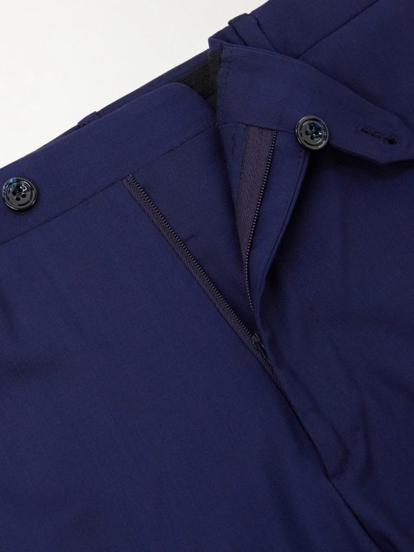 Straight-Leg Virgin Wool Suit Trousers - E1