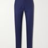 Straight-Leg Virgin Wool Suit Trousers