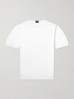 Knitted Cotton T-Shirt Knitted Cotton T-Shirt
