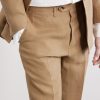 Straight-Leg Linen Suit Trousers - CU