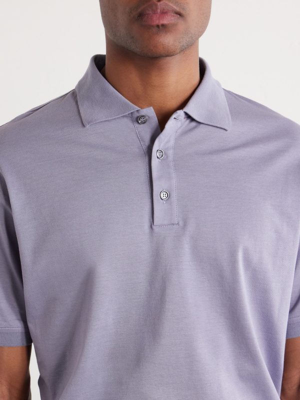 Piqué-Cotton Polo Shirt - CU Piqué-Cotton Polo Shirt - CU