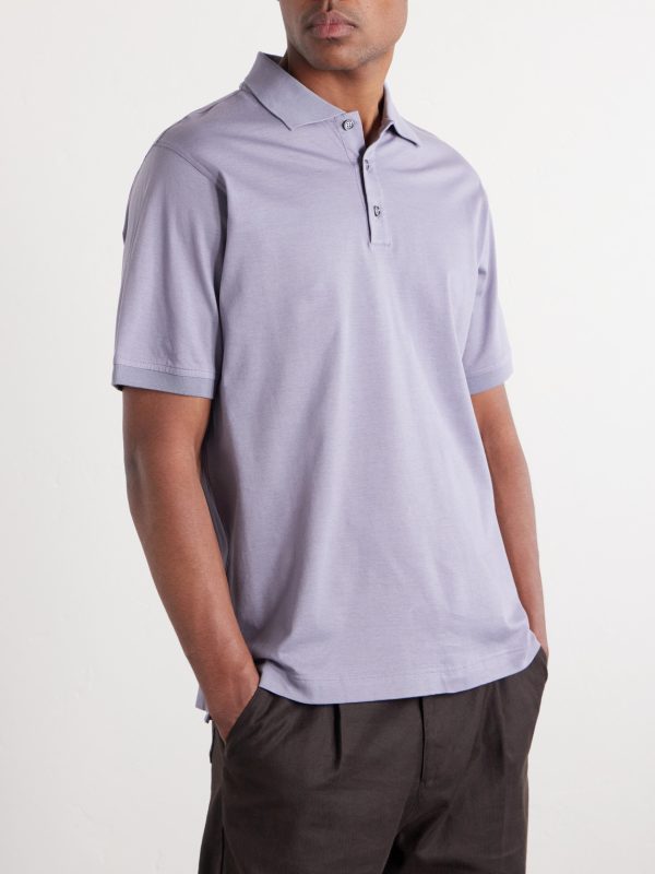 Piqué-Cotton Polo Shirt - FR Piqué-Cotton Polo Shirt - FR