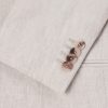 Slim-Fit Linen Tuxedo Jacket - E1 Slim-Fit Linen Tuxedo Jacket - E1