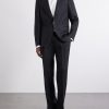 Straight-Leg Pleated Linen Trousers - OU Straight-Leg Pleated Linen Trousers - OU