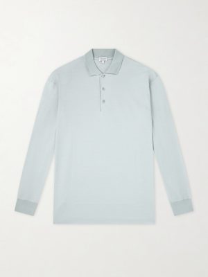 Cotton-Satin Polo Shirt Cotton-Satin Polo Shirt