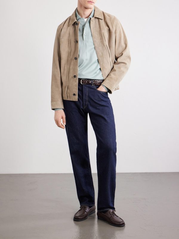 Cotton-Satin Polo Shirt - OU