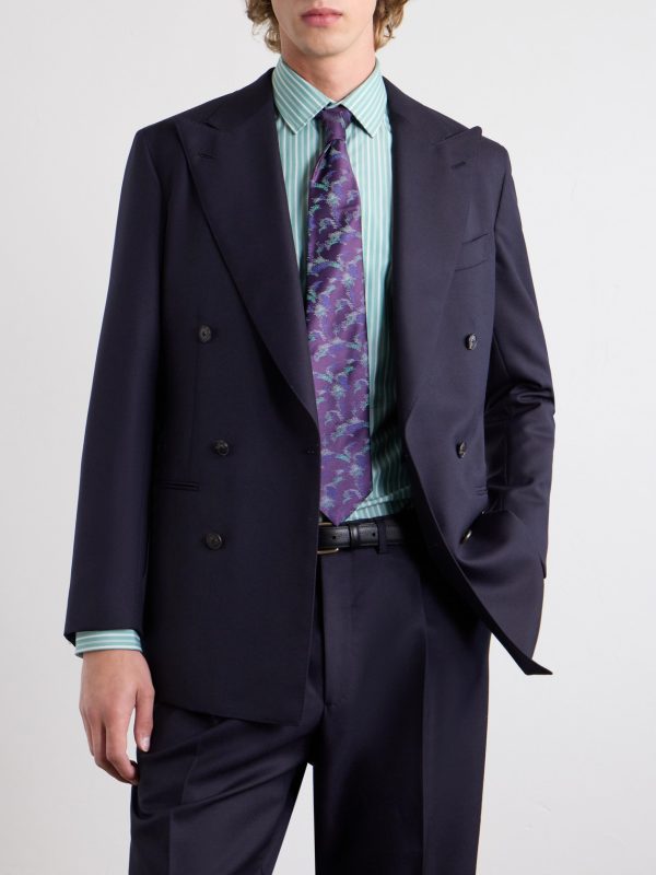 8.5cm Silk-Jacquard Tie - OU 8.5cm Silk-Jacquard Tie - OU