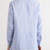 Striped Linen Shirt - BK Striped Linen Shirt - BK