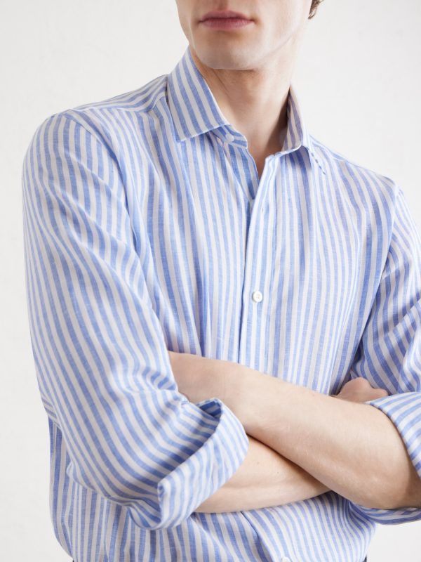 Striped Linen Shirt - CU Striped Linen Shirt - CU